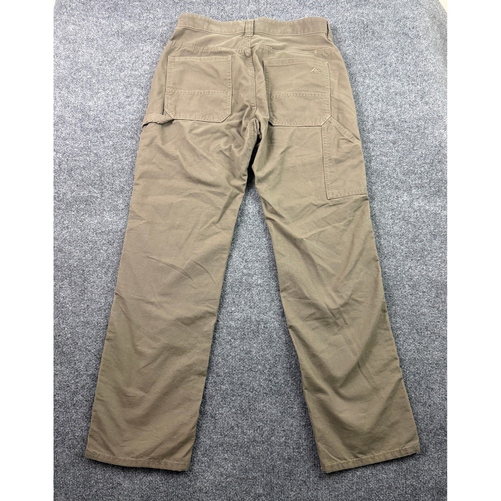 Ridgecut Toughwear Carpenter Pants Mens 30x32 Brown Canvas Utility Workwear - Picture 2 of 14